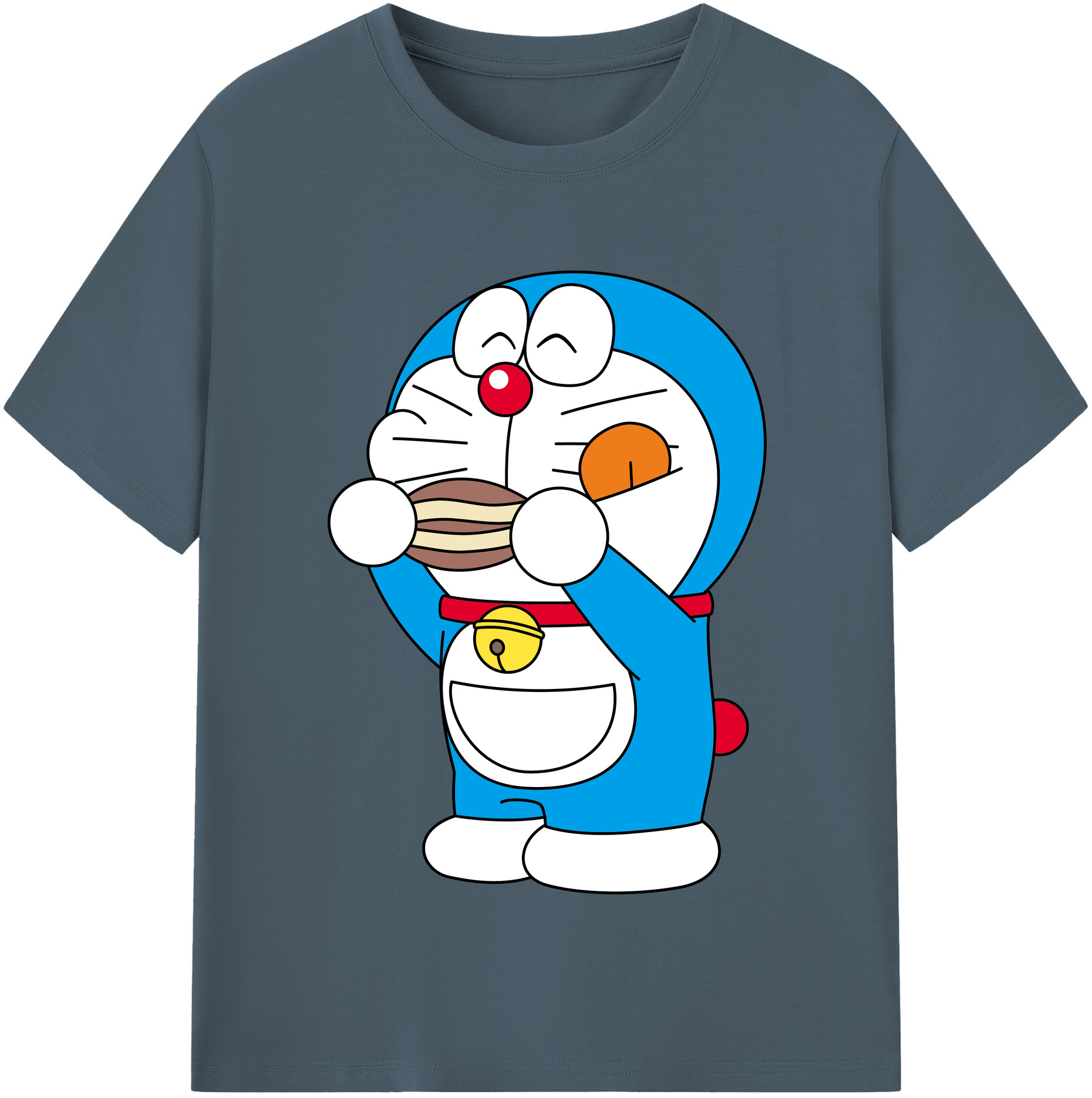 （画像用） ドラえもん Doraemon 綿100％半袖Tシャツ（フロントプリント）